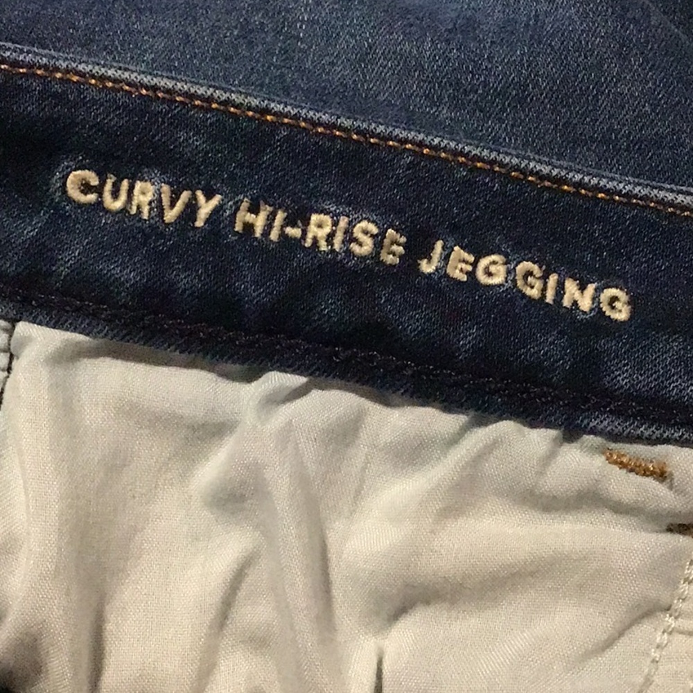 Curvy Jegging w/29" Inseam High Rise 🦅 American Eagle Size 10 sac700 - Picture 4 of 6